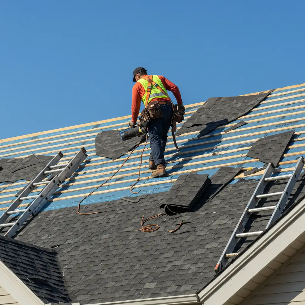 Pro Roofers Gilbert replacing roof